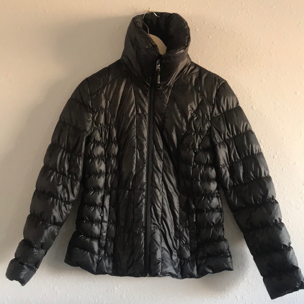 Kenneth Cole Reaction Puffer Jacket high collar